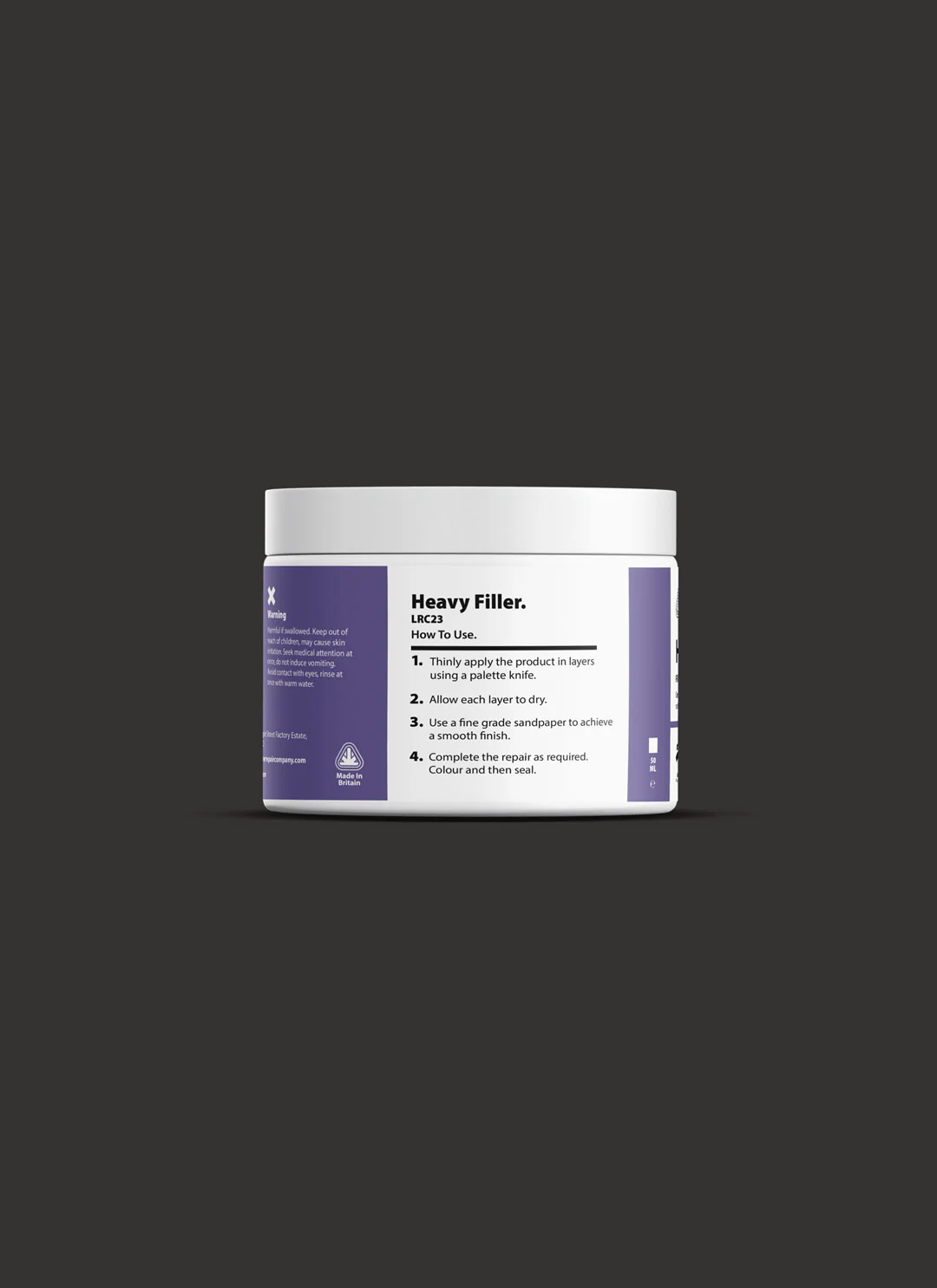 Leather Filler Kit, Crack Repair Compound LRCK11 - Image 5