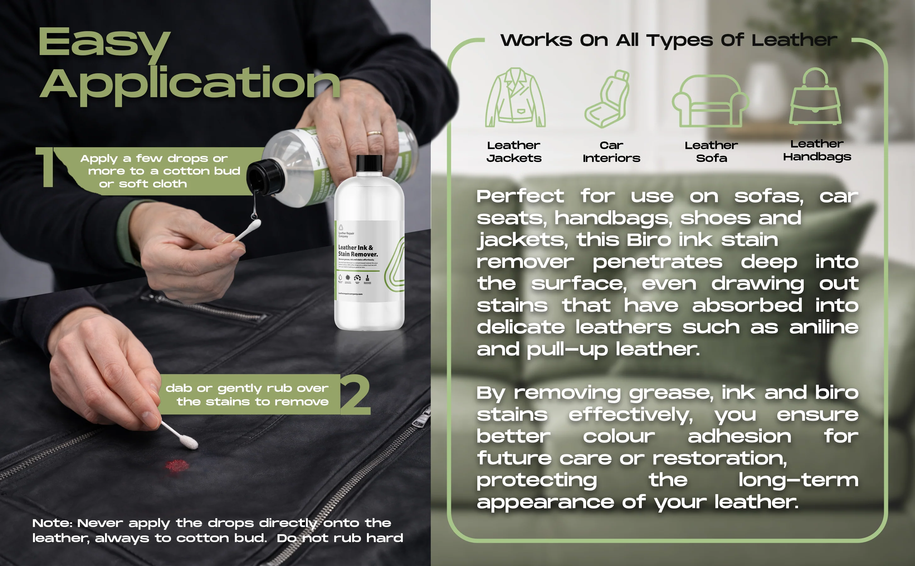 Biro Leather Ink & Stain Remover LRC19 - Image 4
