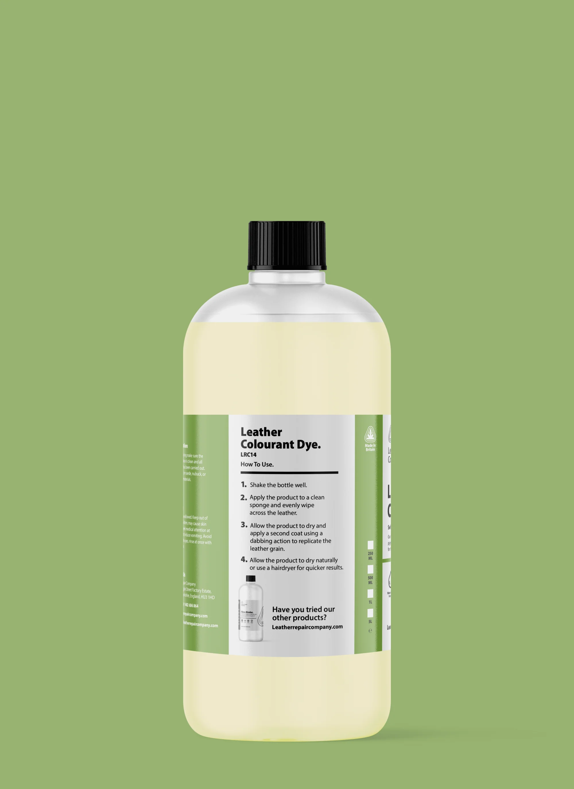 Leather & Vinyl Repair Paint Colourant Dye 5 litre LRC14 - Image 2