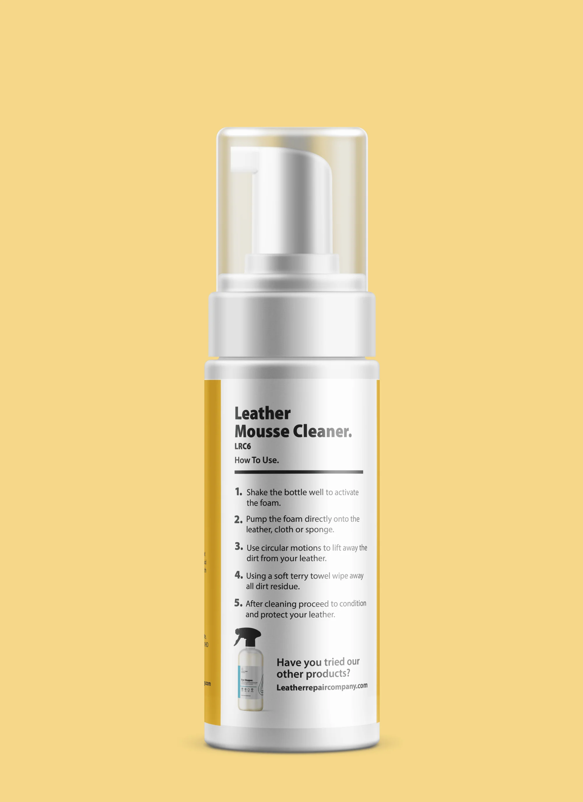 Leather Mousse Cleaner LRC6 (Trade) - Image 2