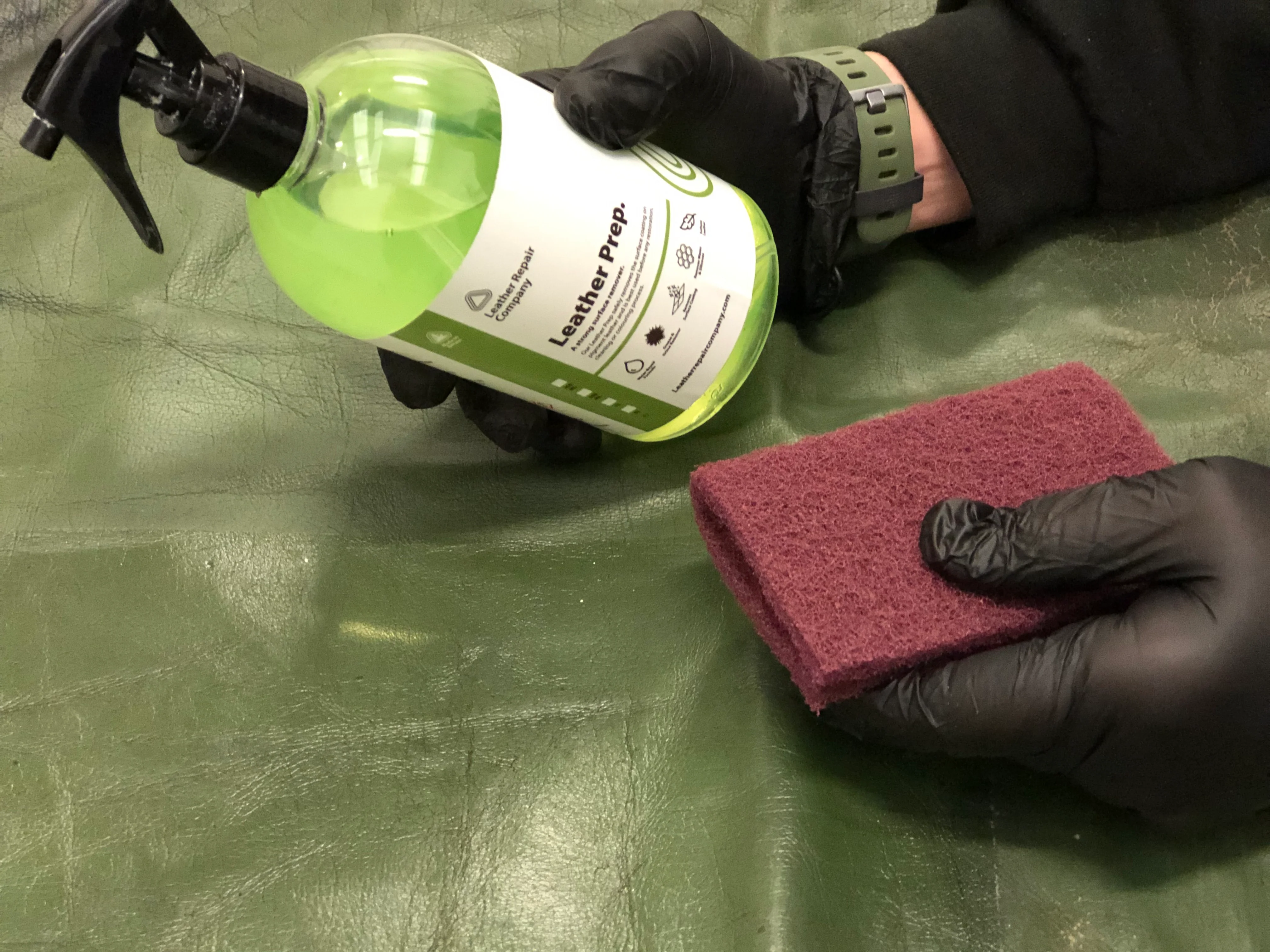 Leather Surface Preparation Removes Top Coat & Paint LRC15 - Image 3