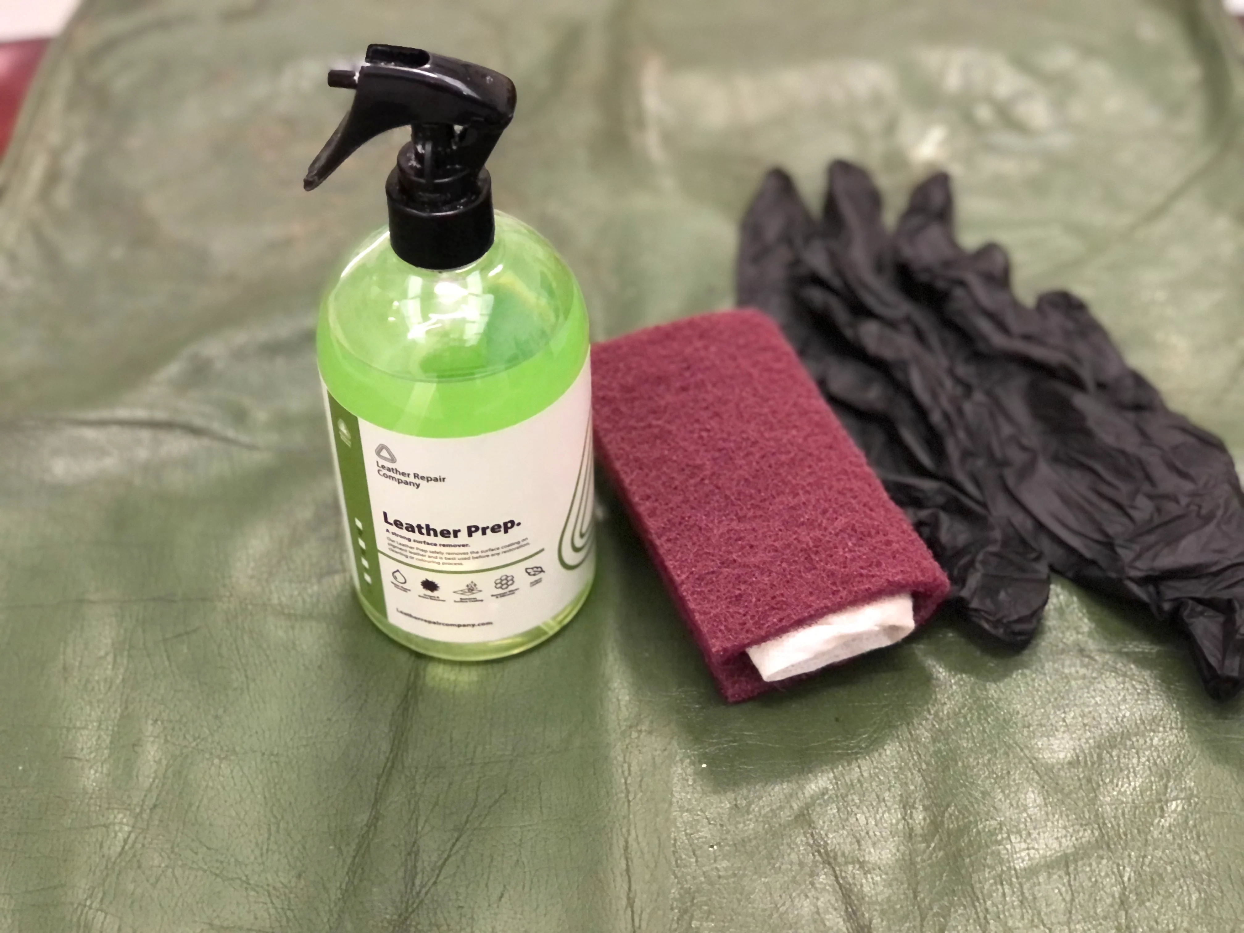 Leather Surface Preparation Removes Top Coat & Paint LRC15 - Image 4