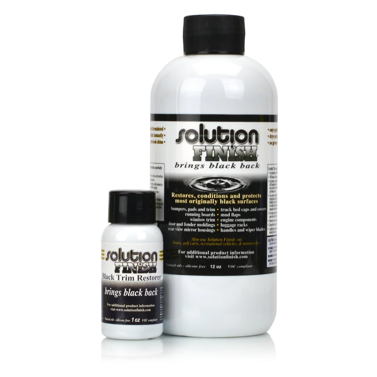 Solution Finish Black Plastic Restorer - Image 2