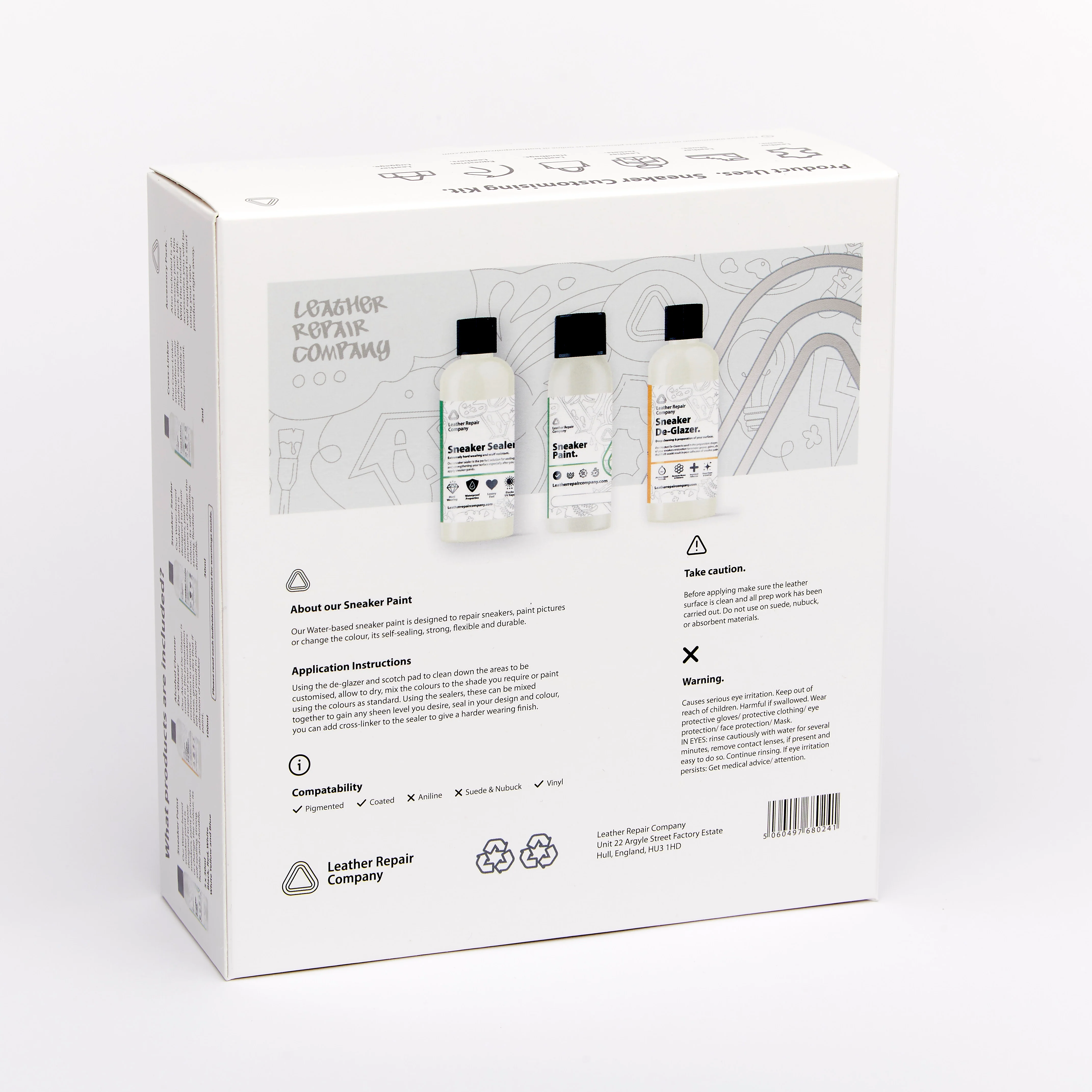 Ultimate Canvas Sneaker Painting Kit (Distributor) Box of 6